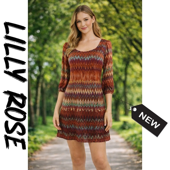 Lily Rose Dresses & Skirts - NEW LILLY ROSE xs Fall dress size Xs